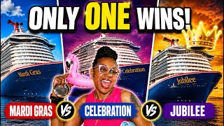 Carnival Mardi Gras vs Celebration vs Jubilee: Which Excel Ship Wins?
