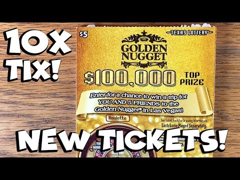 **$50 in NEW TICKETS** 10X $5 Golden Nugget! ✦ TEXAS...