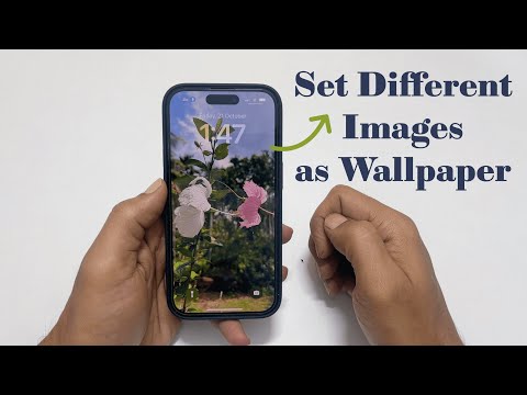 How to set different images as wallpaper for Lockscreen and Home screen on iPhone 14 or 14 Pro