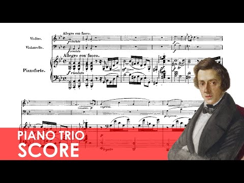 CHOPIN Piano Trio in G minor (Op. 8) Score