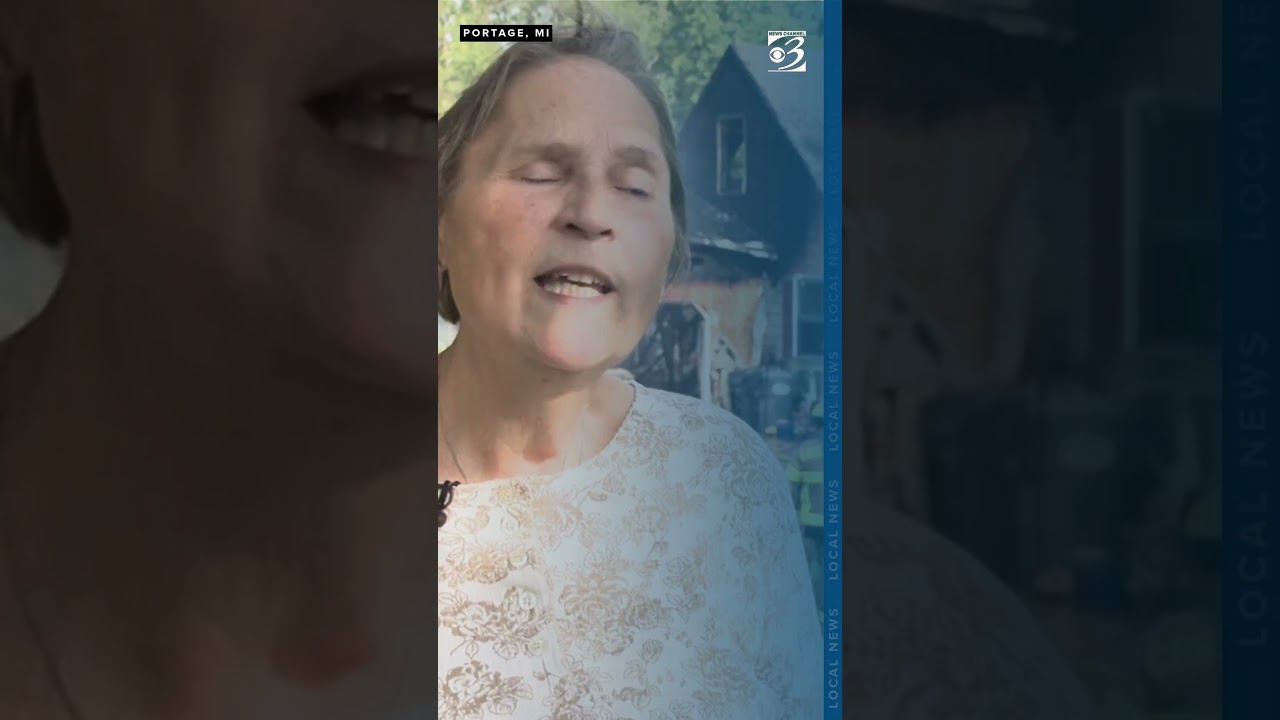 Crews respond to house fire in Portage, neighbor calls 911