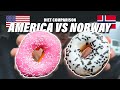 I Ate The Typical American Diet For 24 Hours *comparison* | Norwegian Diet Vs American Diet