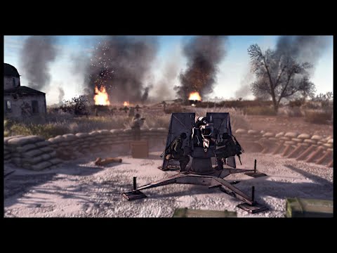 BRUTAL BATTLE OF NARVA! Huge Soviet Assault Advance on 88s - Men of War RobZ Realism Mod Gameplay