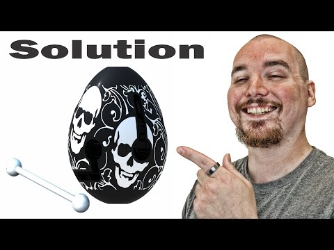 Smart Egg Skull from BePuzzled - Solution