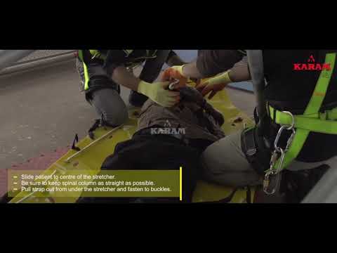 Yellow karam rescue stretcher pn403, for industrial