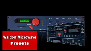 Video thumbnail for Waldorf Microwave 1 - Presets/Patches Demo by Sonic Freaks