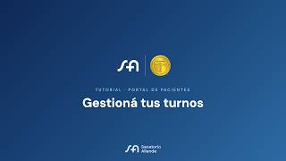 Cómo gestionar o cancelar tus turnos en el Portal de Pacientes | Tutorial