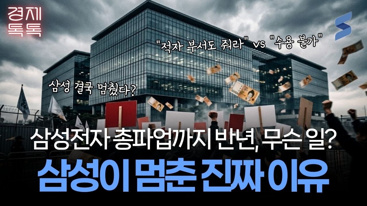 삼성전자 총파업까지 반년, 도대체 무슨 일이 있었을까?