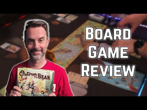 Race your friends away from a hungry apex predator in Outrun the Bear (Board Game Review)