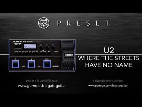 U2 - Where the Streets Have no Name (Boss GT-1)