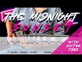 The Midnight- Sunset Cover (Guitar Tabs On Screen)