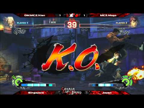 Xian vs Mago - Canada Cup Gaming 2012 SFIV GF PT1