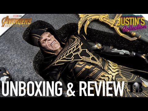 Corvus Glaive Avengers Endgame Toys Battalion Raven Blade 1/6 Scale Figure Unboxing & Review