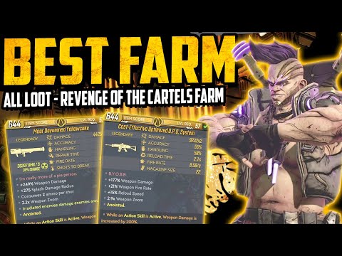 BEST REVENGE OF THE CARTELS LEGENDARY LOOT FARM - ALL LOOT - Borbrderlands 3 Legendary Farm Guide