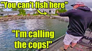 Angry Dock Karen IMMEDIATELY Regrets Confronting Fishermen about our Rights