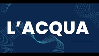 L'acqua