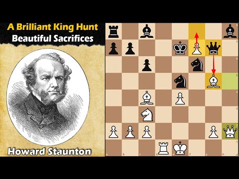 A Brilliant King Hunt | Staunton vs NN 1855
