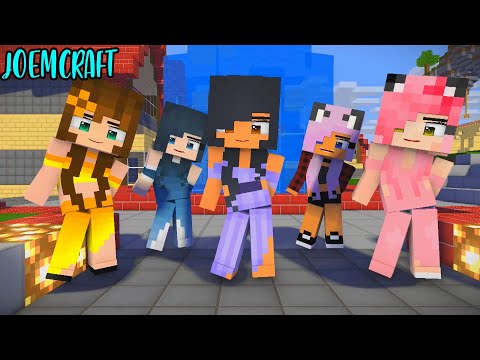 JoemCraft - APHMAU CUTEST FRIENDS CREW | GOMY GOMY DANCE | SHUFFLE DANCE | Minecraft Animation