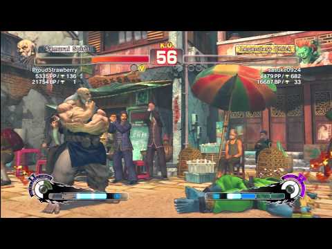 ProudStrawberry ( Gouken ) vs sasuke0924 ( Blanka ) SSF4AE 2012 1080p HD