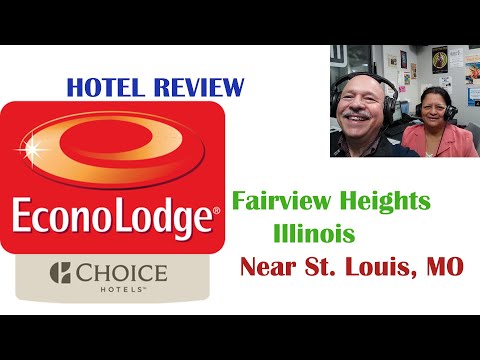 Hotel Review Econo Lodge in Fairview Heights ILLINOIS *Near St. Louis, MO