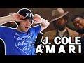 Rapper Reacts to J. COLE!! | A M A R I (THIS HITS DIFFERENT)
