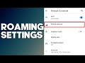 How to Change Roaming Settings on Android Phone 2022