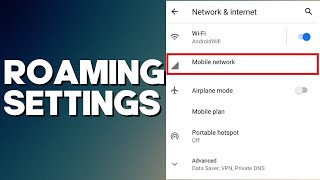 How to Change Roaming Settings on Android Phone 2024