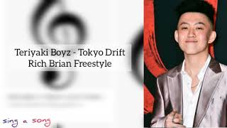 Teriyaki Boyz - Tokyo Drift Rich Brian Freestyle Rap lyrics