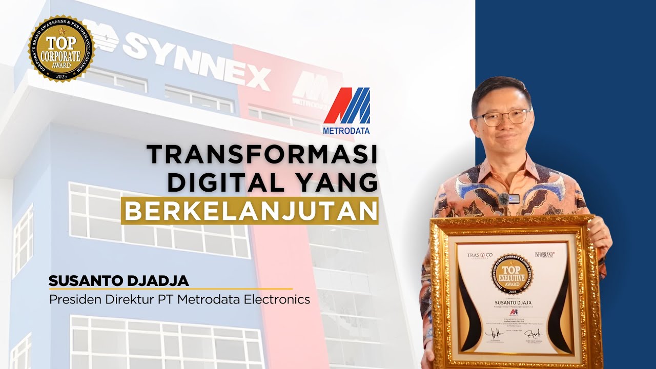 PT Metrodata Electronics Tbk Meraih Top Corporate Award 2025