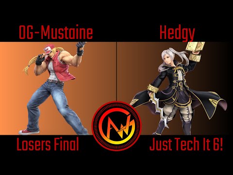 AWG Just Tech It 6 Losers Final - OG-Mustaine (Terry) Vs Hedgy (Robin) Smash Ultimate - SSBU