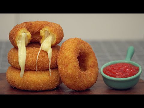 , title : 'Mozzarella Onion Rings'