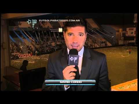 El análisis de Mario Cordo. Rafaela 1 - Colón 1. Fecha 16. Torneo Final 2014. FPT