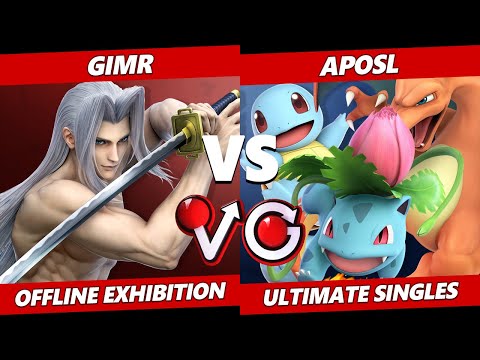 OFFLINE EXHIBITION - GimR (Sephiroth) Vs. Aposl (Pokemon Trainer)