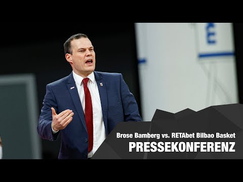 Pressekonferenz Brose Bamberg vs. RETAbet Bilbao Basket 90:75