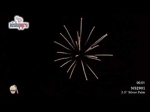 NS2901 - 2.5" Silver Palm Tree