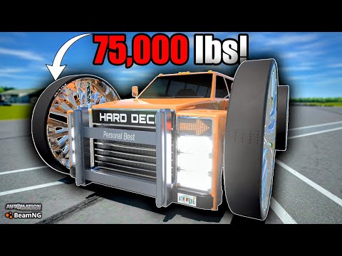 Building The HEAVIEST Car I've Made! [PB] | Automation Game & BeamNG.drive