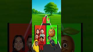 Download lagu Who will eat the Goat fruit? Ronaldo🐐 vs Messi🧠 vs Yamal🌟 vs Asthon Hall🤪 vs Speed⚡ mp3