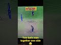 Two Bat Sman One Side Run Out Moment Today GI Vs MI Match Viral Shortsvideo