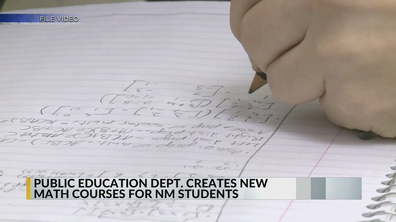 New Mexico PED debuts re-envisioned high school math pathways