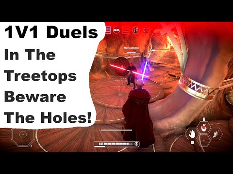 Star Wars Battlefront 2: (No Commentary) Hero Showdown 1v1 Duels Gameplay on Kashyyyk.