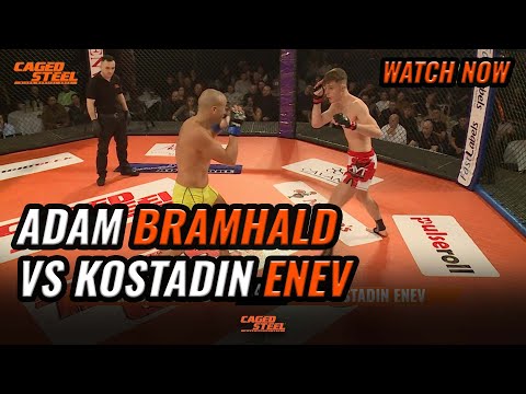 Adam Bramhald Vs Kostadin Enev | *WORLD TITLE* Caged Steel 27 #cagedsteel27
