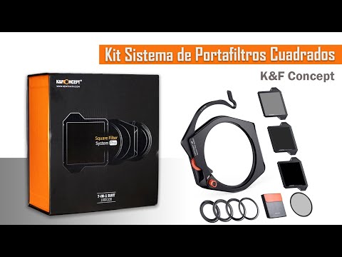 Nuevo kit profesional de filtros cuadrados ND y Polarizador de K&F