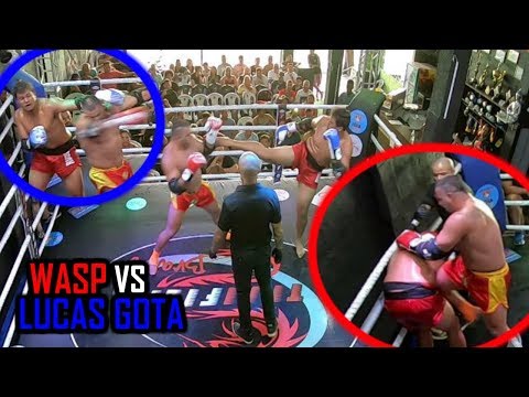 WASP (WASP TEAM) VS LUCAS GOTA (DEMOLIDORES) 100 KG - Raja Muay Thai Stadium