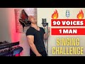 1 Man Sings 90 Songs In 90 Voices In 15 Minutes Sam Smith Adele Shakira And More