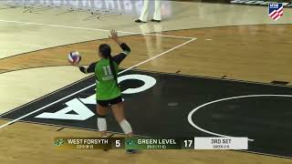 Volleyball: Green Level vs. West Forsyth | Game Highlights | Oct. 30, 2026