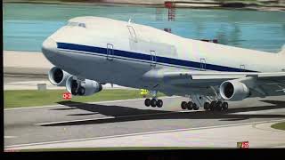 747 Landing @ LaGuardia. Flight Simulator X Steam Edition