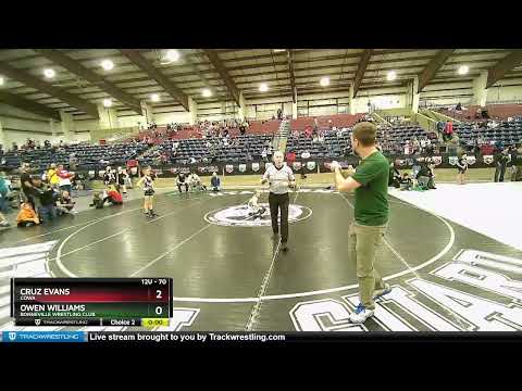70 Lbs 1st Place Match - Cruz Evans, COWA Vs Owen Williams, Bonneville Wrestling Club Dae8