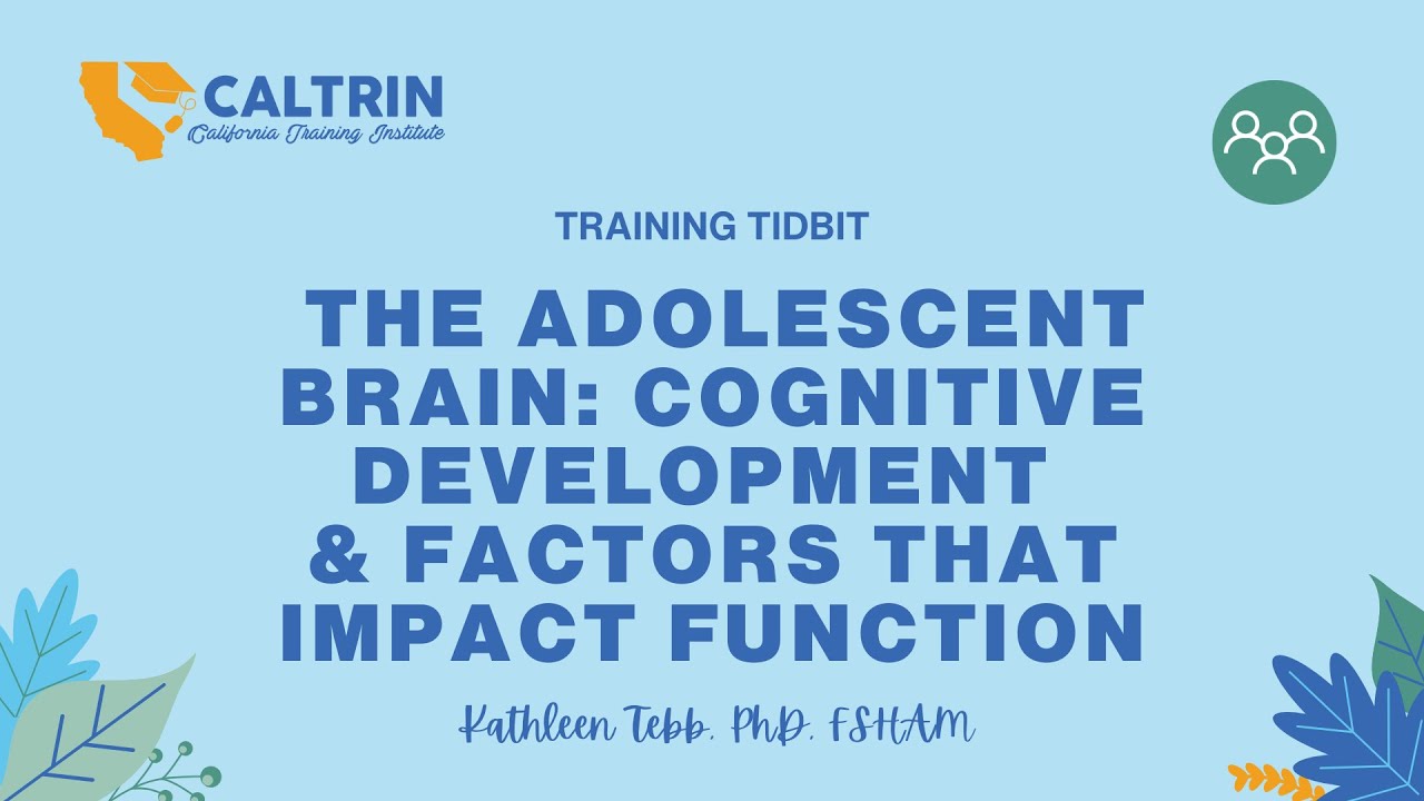 Training Tidbit: The Adolescent Brain: Cognitive Development & Factors That Impact Function