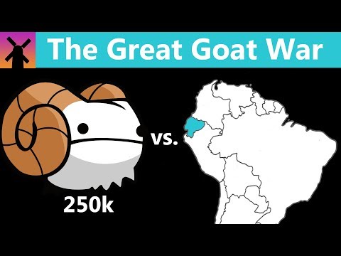 這個國家用25萬隻羊打了一場戰爭，誰贏了？ (This Country Fought a War with 250,000 Goats; Who Won?)