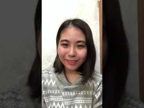 在学生からのメッセージ「短大の魅力」　英語科2年次　又吉真愛（那覇高校出身）